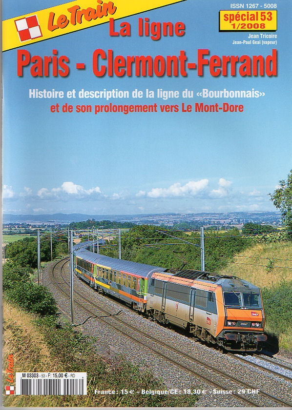 La ligne Paris-Clermont-Ferrand